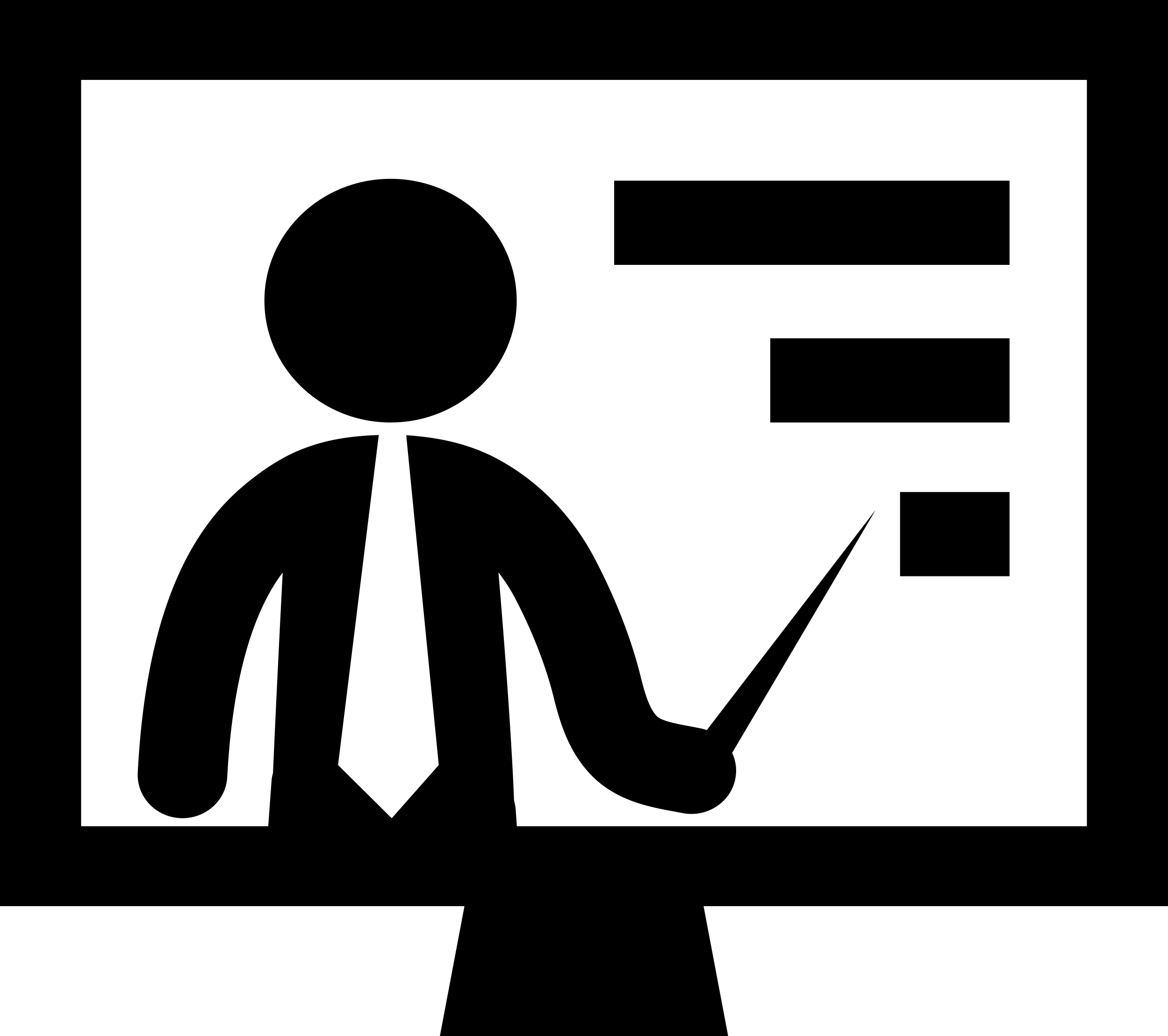 Man Presenting Stats Graphic On Monitor Screen Digital Sketch Svg Design Free Vectors